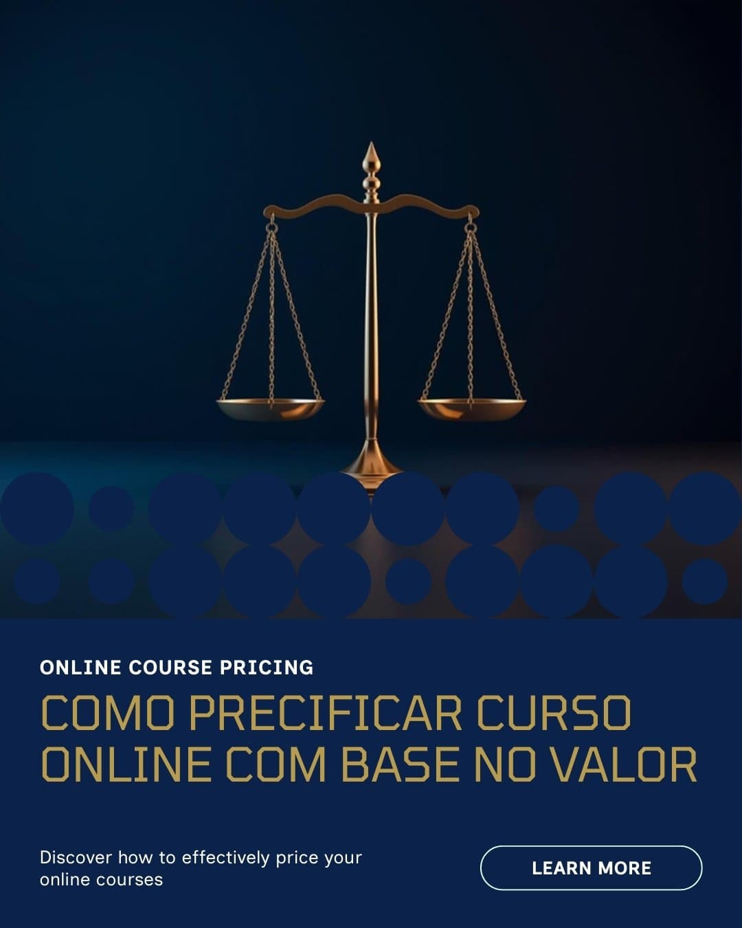 Como precificar curso online: framework de precificação baseada em resultado